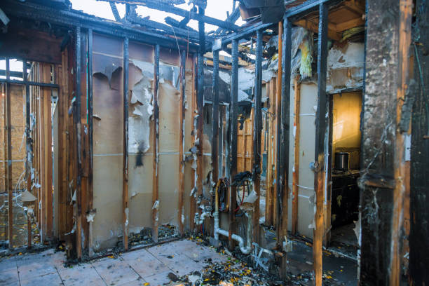 Professional Emergency Fire Cleanup technician working in Hastings, PA